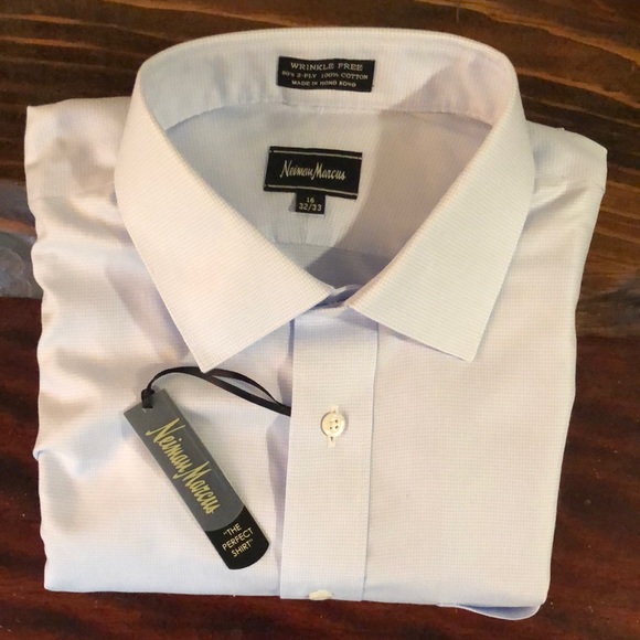 Neiman Marcus Shirts Neiman Marcus Mens Dress Shirt Sz 6 3233 Trim